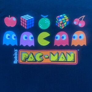 Rubick’s Pac-Man Black Graphic T-Shirt size Small